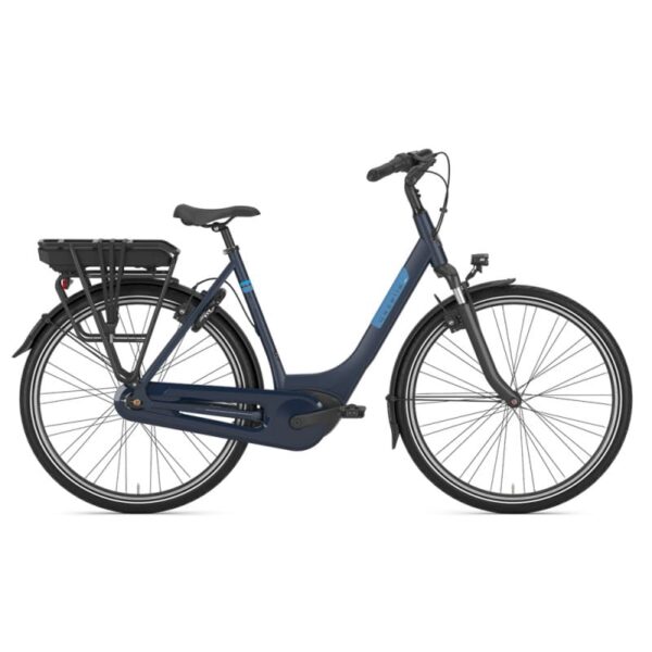 Vélo de ville électrique Gazelle Paris C7 HMB-bleu foncé