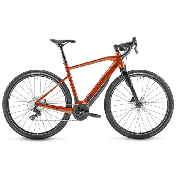 Vélo Gravel Électrique Moustache Dimanche 29.6 500 Wh orange - Confort et performance pour les longs trajets