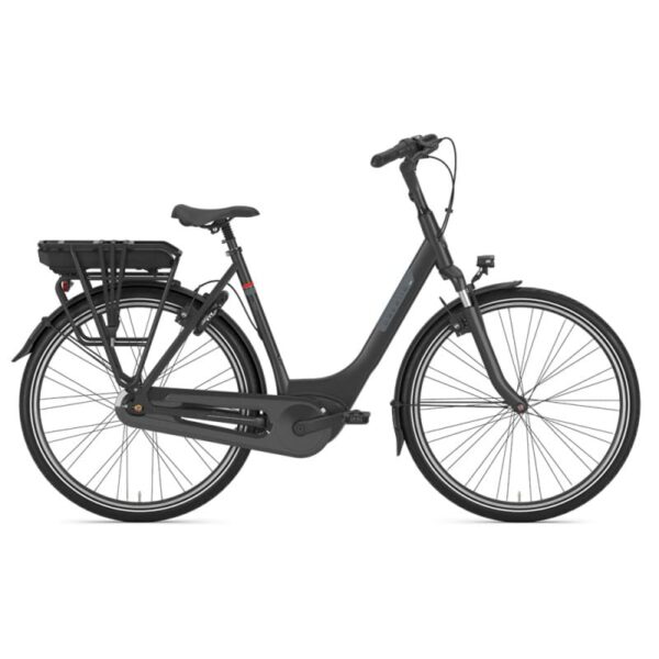 Vélo de ville électrique Gazelle Paris C7+ HMB (2023)-gris
