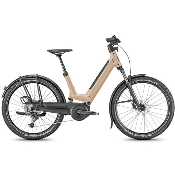 VTC électrique Moustache J. ALL Cues 500 Wh marron1