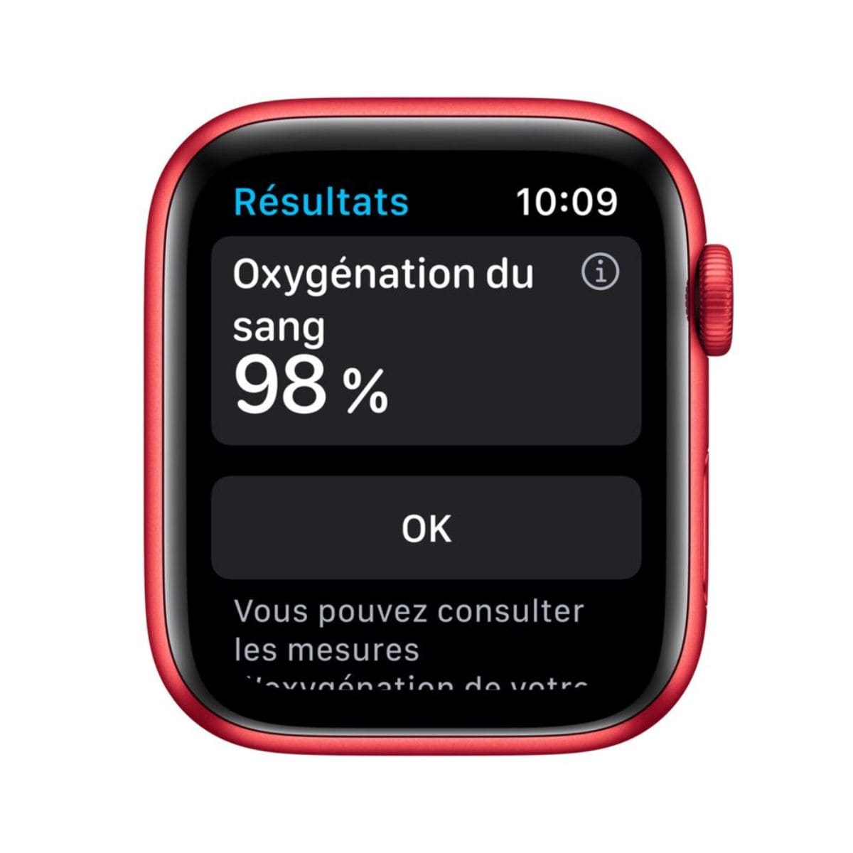 Apple Watch Series 6 - GPS - 44 - Alu Rouge / Bracelet Sport PRODUCT RED · Reconditionné – Image 3