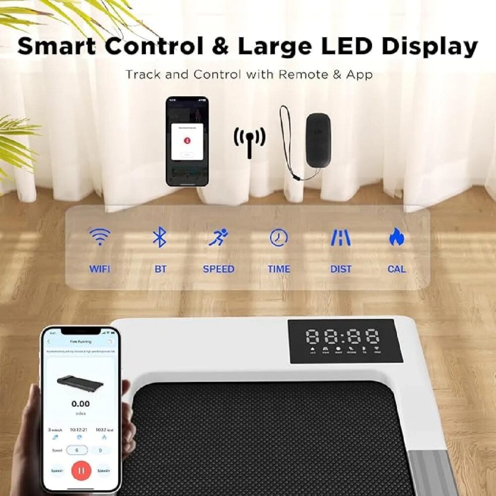 Deerrun Raceable Tapis de Marche - Avec AI Tapis roulant - AI surveillance - Courses multi-coureurs - APP et communité – Image 6