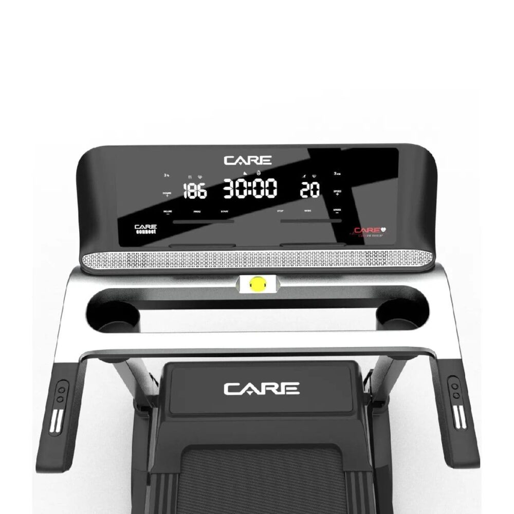 Tapis de course connecté - CARE RUNNER - Vitesse jusqu'à 20 km/h - Moteur 2CV (3CV max) - 50 programmes intégrés - App KINOMAP – Image 5