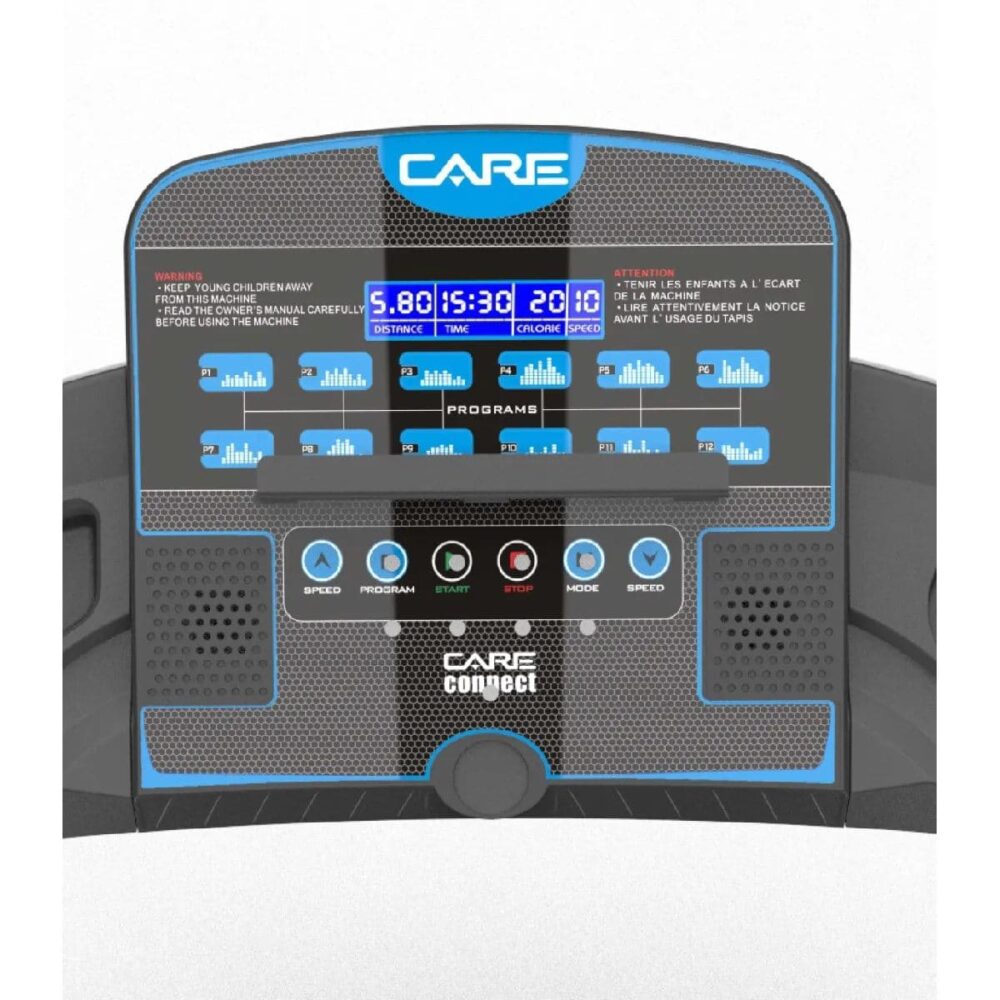 Tapis de course connecté Care CT- 734 - Vitesse max 14 km/h - Moteur 1.5/2.5 CV - 120 x 41.5 cm - KINOMAP – Image 5