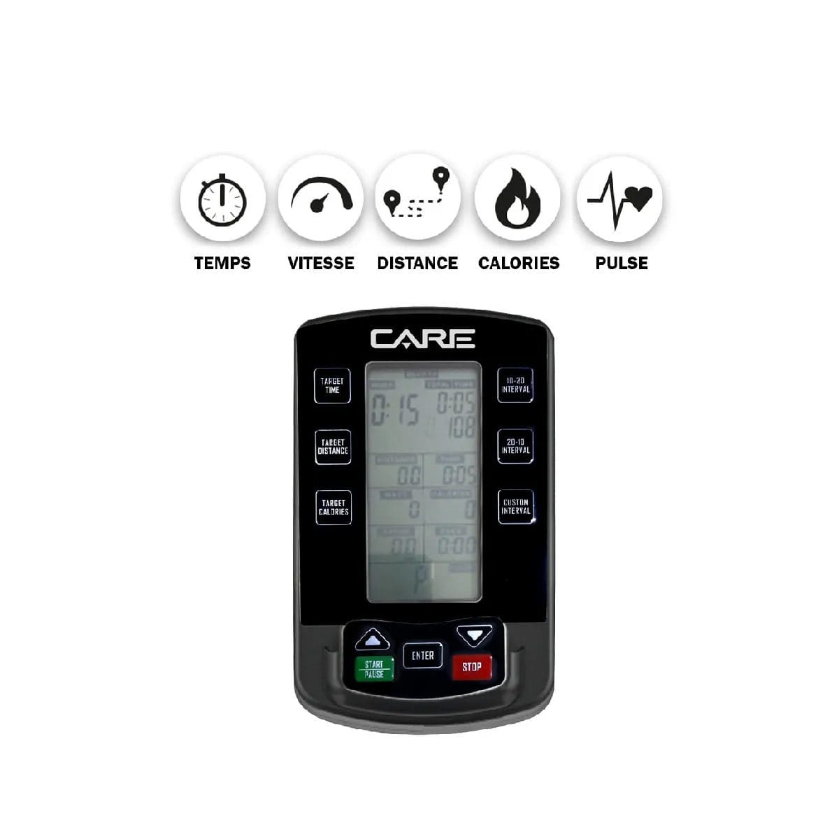 Care Curve-runner Tapis de course professionnel - Surface 160x44cm - 135 kg - 7 fonctions - Console intégrée - Performance, Endurance et Résistance Inégalées – Image 5