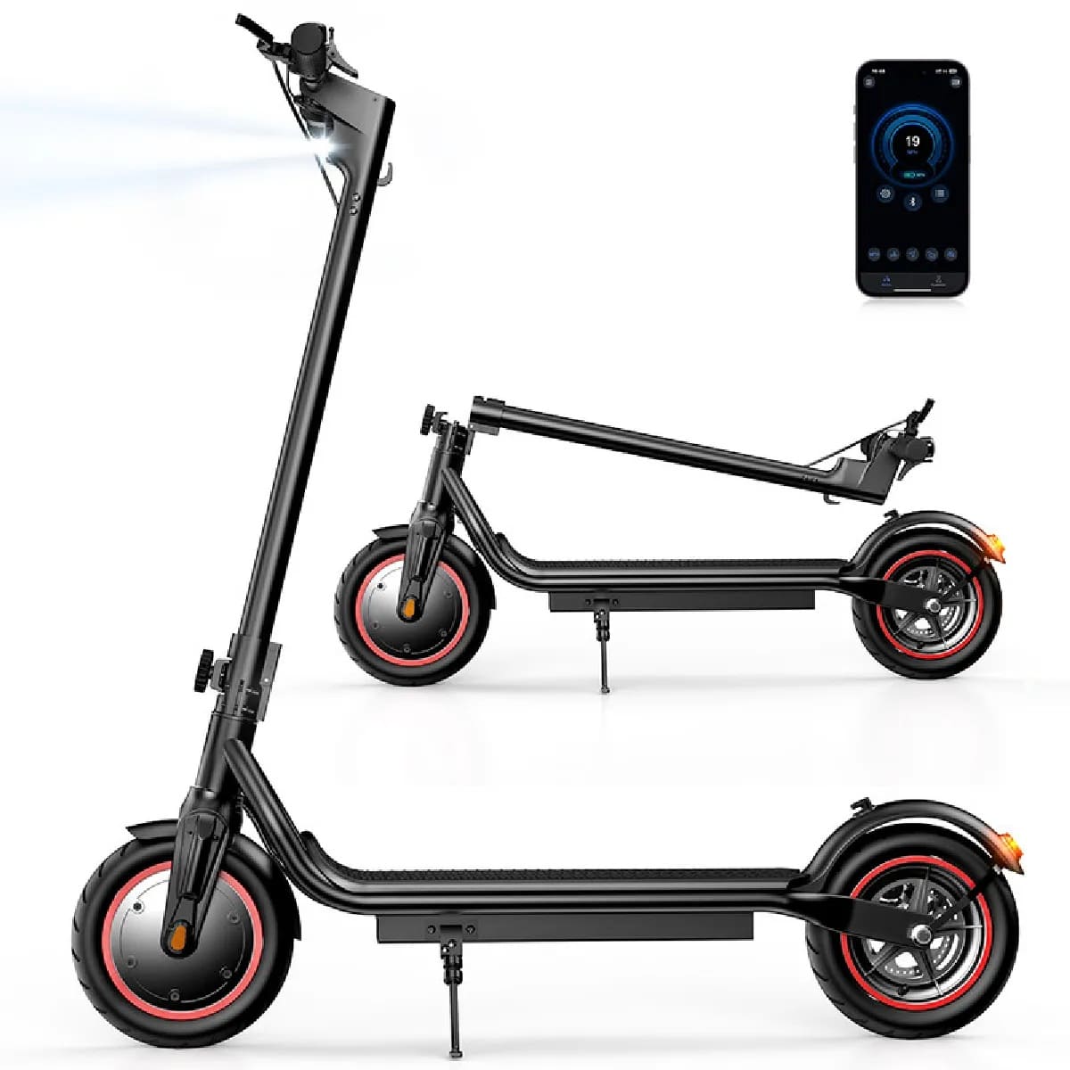 ISCOOTER W5 : Trottinette Électrique Pliable 35 km/h – 30 km d’Autonomie - Moteur 350 W - Modèle urbain – Image 3