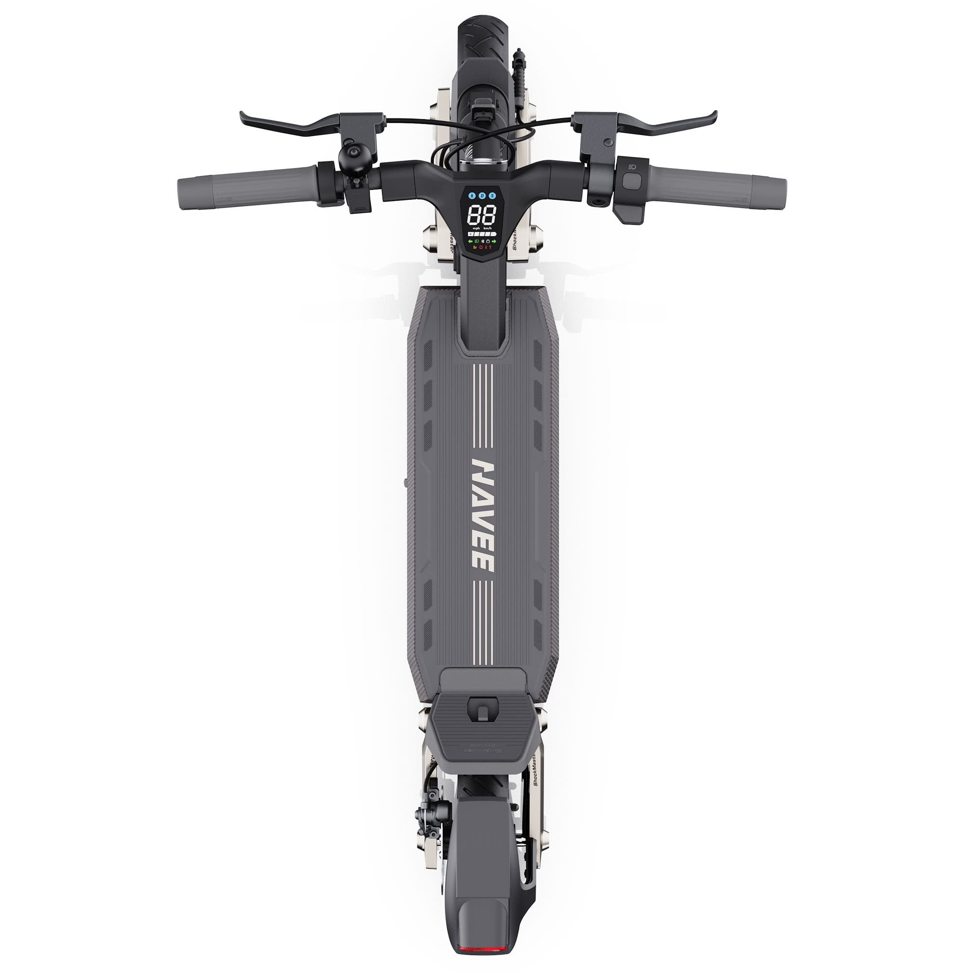 Navee ST3 Pro - Trottinette électrique pliable IPX5 - 25 km/h - Autonomie 75 km - Ecran LED - Triple système de freinage - Poids maximal 120 kg - Noir – Image 6