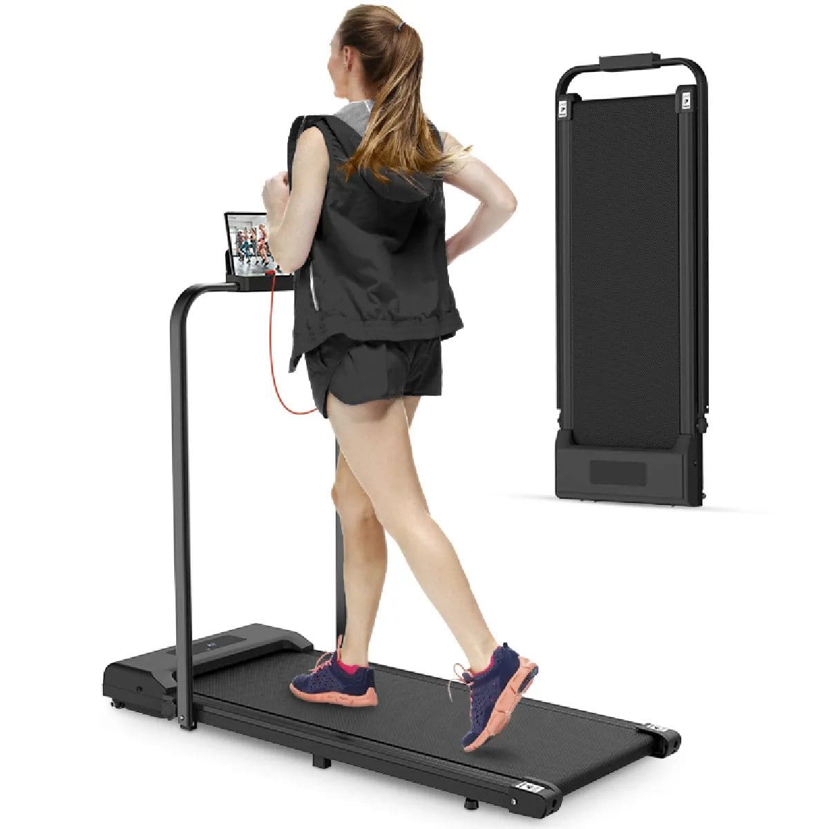 Rattantree-Tapis-de-Course-Electrique-Vitesse-1-10-km-h-Pliable-Telecommande-Ecran-LED-Noir