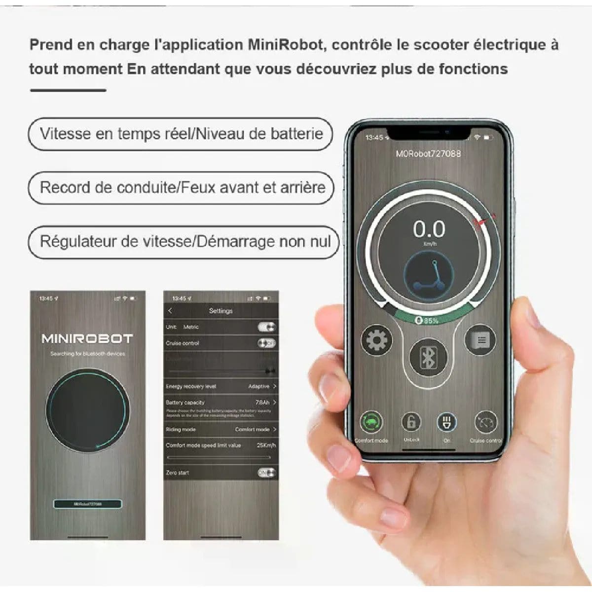 iScooter i9 - Trottinette électrique - Pliable- Moteur 350W - Vitesse max 30 km/h - Autonomie 25 km - Design compact – Image 3