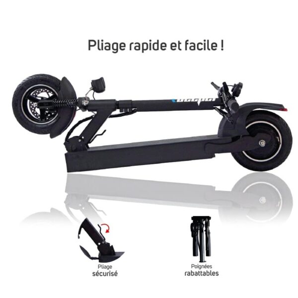 Trottinette électrique Beeper MAX FX10 – 500W, 48V, 10 pouces, pliable avec alarme, Suspension, 25 km d’Autonomie – Image 5