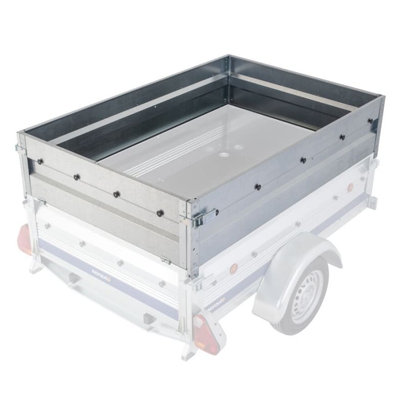 Jeu de 4 Ridelles en Acier Galvanisé pour Remorque NORAUTO Regular 200 – Doublez Votre Volume de Chargement – Image 8