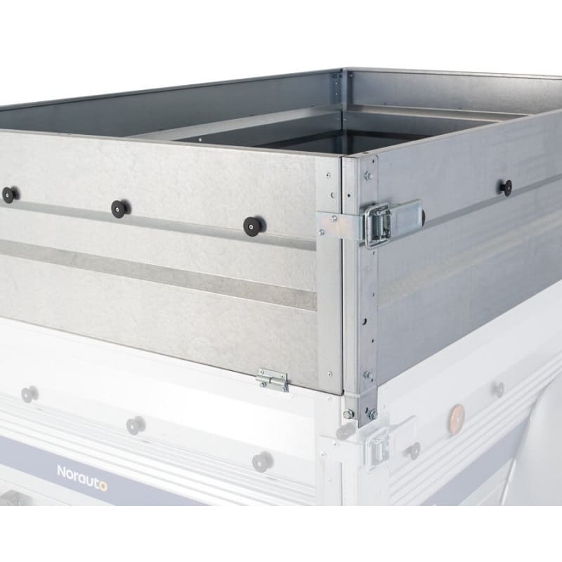 Jeu de 4 Ridelles en Acier Galvanisé pour Remorque NORAUTO Regular 200 – Doublez Votre Volume de Chargement – Image 9