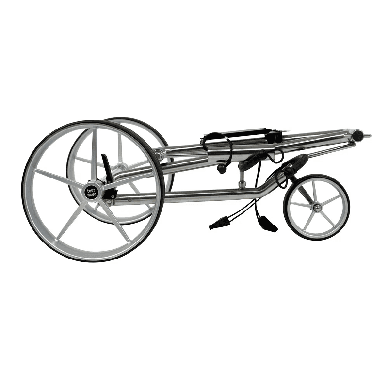 Tour Made Haicaddy® HC3X Chariot de golf en acier inoxydable Push