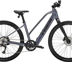 Vélo de Fitness Électrique Trek Dual Sport+ 2 Stagger LT Shimano Acera 8V 250 Wh 27.5'' Gris 2025