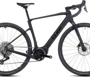 Vélo de Gravel Électrique Cube Nuroad Hybrid C:62 SLX 400X Sram Rival eTap AXS/Sram GX Eagle AXS 12V 400 Wh 700 mm Noir Carbon 2025