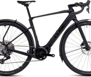 Vélo de Gravel Électrique Cube Nuroad Hybrid C:62 SLX FE 400X Sram Rival eTap AXS/GX Eagle AXS 12V 400 Wh 700 mm Noir Carbon 2025
