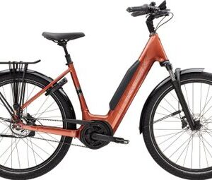 Vélo de Ville Électrique Trek District+ 4 Lowstep Shimano Nexus 5V Courroie 800 Wh 27.5'' Orange 2024
