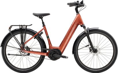Vélo de Ville Électrique Trek District+ 4 Lowstep Shimano Nexus Courroie 5V 545 Wh 27.5'' Orange 2024