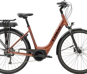 Vélo de Ville Électrique Trek Verve+ 1 Lowstep Shimano Tourney/Altus 8V 400 Wh Orange Foncé