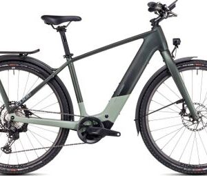 VTC Électrique Cube Kathmandu Hybrid C:62 SLT 400X Shimano Deore XT 12V 400 Wh 700 mm Vert Stellar 2025