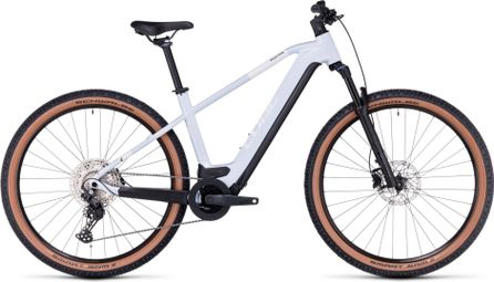 VTT Électrique Semi-Rigide Cube Reaction Hybrid Pro 500 Shimano Deore 11V 500 Wh 29'' Blanc Flash