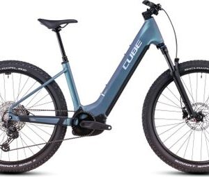 VTT Électrique Semi-Rigide Cube Reaction Hybrid Pro 800 Easy Entry Shimano Deore/Deore XT 12V 800 Wh 27.5'' Bleu Vert Smaragd 2025