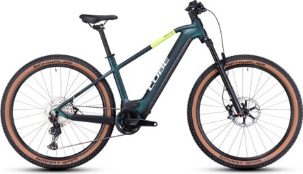 VTT Électrique Semi-Rigide Cube Reaction Hybrid SLT 750 Shimano XT 12V 750 Wh 29'' Vert Goblin