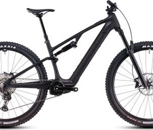 VTT Électrique Tout-Suspendu Cube AMS Hybrid One44 C:68X Race 400X Shimano Deore XT 12V 400 Wh 29'' Noir Blackline 2025