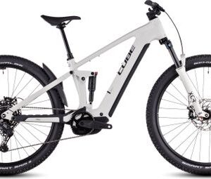 VTT Électrique Tout-Suspendu Cube Stereo Hybrid One22 Pro 800 Shimano Cues 10V 800 Wh 27.5'' Beige Desert Stone 2025