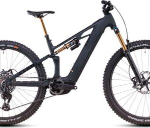 VTT Électrique Tout-Suspendu Cube Stereo Hybrid One44 HPC AT 800 Sram X0 Eagle AXS 12V 800 Wh 29'' Gris Carbon Noir 2025