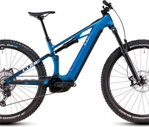 VTT Électrique Tout-Suspendu Cube Stereo Hybrid One44 HPC SLX 800 Shimano Deore XT 12V 800 Wh 29'' Bleu Nebula 2025