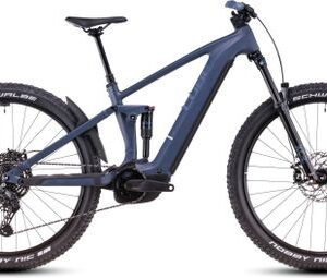 VTT Électrique Tout-Suspendu Cube Stereo Hybrid One44 Pro 800 Shimano Cues 11V 800 Wh 29'' Bleu Gris Ink 2025