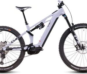 VTT Électrique Tout-Suspendu Cube Stereo Hybrid One77 HPC SLX 800 Shimano Deore XT 12V 800 Wh 29''/27.5'' Violet Rose Cyclamen 2025