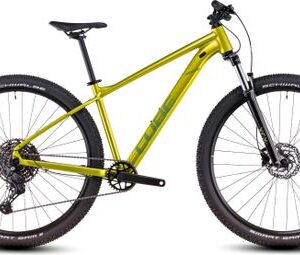 VTT Semi-Rigide Cube Aim SLX Shimano Cues 11V 29'' Jaune Vert Flash Lime 2025