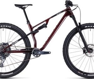 VTT Tout-Suspendu Cube AMS One11 C:68X Pro 29 Sram GX Eagle 12V 29'' Rouge Liquid Carbon